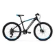 Juniorský bicykel Kross Level JR Tokyo 24" SR - model 2021 - čierna/modrá - čierna/modrá