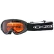 Junior lyžařské brýle WORKER Doyle - bílá - černá