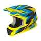 Motocross Helmet Cassida Cross Pro - S(55-56) - Blue/Fluo Yellow/Black