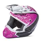 Motocross bukósisak Fly Racing Kinetic Crux - rózsaszín/fekete/fehér