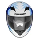 Cassida Integral 2.0 Perimetric Motorradhelm - blau/dunkel blau/schwarz/weiss