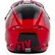 Fly Racing Kinetic Burnich Motocross Helm - schwarz/red/orange