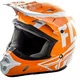 Fly Racing Kinetic Burnich Motocross Helm - schwarz-weiß