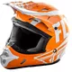 Fly Racing Kinetic Burnich Motocross Helm - neon rosa/weiss/violett