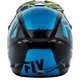 Fly Racing Kinetic Burnich Motocross Helm - neon rosa/weiss/violett