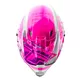 Fly Racing Kinetic Burnich Motocross Helm - neon rosa/weiss/violett