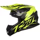 Cassida Cross Cup Two Motocross Helm - gelb hivis/schwarz/grau