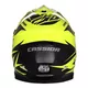 Motocross Helmet Cassida Cross Cup Two - Fluo Orange/White/Black/Grey, S(55-56)