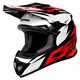 Motocross Helmet Cassida Cross Cup Two - Red/White/Black