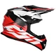 Motocross Helmet Cassida Cross Cup Two - Fluo Orange/White/Black/Grey, XL (61-62)