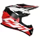 Motocross Helmet Cassida Cross Cup Two - Fluo Orange/White/Black/Grey