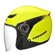 Motorcycle Helmet Cassida Reflex Safety - Black-Fluo Yellow - Black-Fluo Yellow