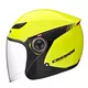 Moto přilba Cassida Reflex Safety - černá-fluo žlutá