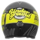 Motorcycle Helmet Cassida Oxygen 101 Riders - Fluo Yellow/Black/Metalic Silver