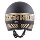 Motorcycle Helmet Cassida Oxygen Rondo - Black Matte/Gold, XL (61-62)