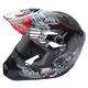 Fly Racing Kinetic Youth Invasion Kinder Motocross Helm - grau - grau