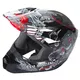 Fly Racing Kinetic Youth Invasion Kinder Motocross Helm - grau