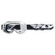 Motocross Goggles Fly Racing Focus 2019 - Hi-Vis, Clear Plexi without Pins - White, Clear Plexi without Pins