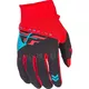 Motocross Gloves Fly Racing F-16 2018 - Black/hi-viz - Red-Black