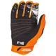 Motocross Gloves Fly Racing F-16 2018 - Orange-White