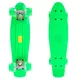 Pennyboard Maronad Retro W/ Light Up Wheels - White - Green