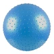 55cm Gymnastic and Massage Ball - Grey - Blue