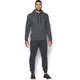 Pánska mikina Under Armour Rival Fitted Pull Over - CARBON HEATHER / BLACK