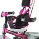 Three-Wheel Stroller/Tricycle with Tow Bar DHS Scooter Plus - Purple