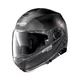 Motorcycle Helmet Nolan N100-5 Plus Distinctive N-Com P/J - Metal White - Flat Black