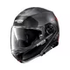 Nolan N100-5 Plus Distinctive N-Com Motorradhelm - Glossy Black-Fluo - Flat Lava Grey