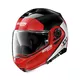 Moto prilba Nolan N100-5 Plus Distinctive N-Com P/J - Glossy Black-Red