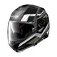 Moto helma Nolan N100-5 Plus Illuvium N-Com P/J - Flat Lava Grey