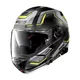Motorcycle Helmet Nolan N100-5 Upwind N-Com P/J - Glossy Black-Blue-Red - Flat Black-Yellow