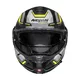 Motorcycle Helmet Nolan N100-5 Upwind N-Com P/J - Flat Black-Yellow