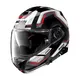 Motorcycle Helmet Nolan N100-5 Upwind N-Com P/J - Glossy Black-Red