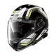 Moto helma Nolan N100-5 Upwind N-Com P/J - Glossy Black-Red - Glossy Black