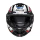 Motorcycle Helmet Nolan N100-5 Upwind N-Com P/J - Glossy Black-Red