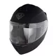 Moto prilba Yohe 938 Double Visor - matne čierna