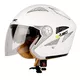 Kask motocyklowy otwarty W-TEC V529 + BLENDA - Biały