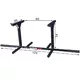 Ceiling-Mounted Pull-Up Bar with 6 Grips MAGNUS POWER MP1024