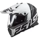 Motorcycle Helmet LS2 MX436 Pioneer Evo - L(59-60) - Evolve Matt White Black