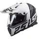 LS2 MX436 Pioneer Evo Motorradhelm - Evolve Matt White Black - Evolve Matt White Black