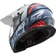 Motorcycle Helmet LS2 MX436 Pioneer Evo - Knight Titanium Orange