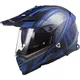 Motorcycle Helmet LS2 MX436 Pioneer Evo - Evolve White Cobalt - Master Matt Black Blue