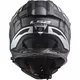 LS2 MX436 Pioneer Evo Motorradhelm - Router Matt Black H-V Yellow