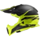 Moto prilba LS2 MX437 Fast Evo Roar - Matt Black H-V Yellow