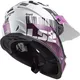 Moto přilba LS2 MX437 Fast Evo XCode - Gloss White Violet