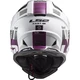 Motorcycle Helmet LS2 MX437 Fast Evo XCode - Gloss White Violet