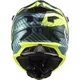 Motocross Helmet LS2 MX700 Subverter Astro - Cobalt H-V Yellow