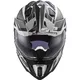 Endurohelm LS2 MX701 Explorer Alter - Mattschwarzes Weiß